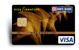 Corporate Visa Signature Credit Card Fees & Charges